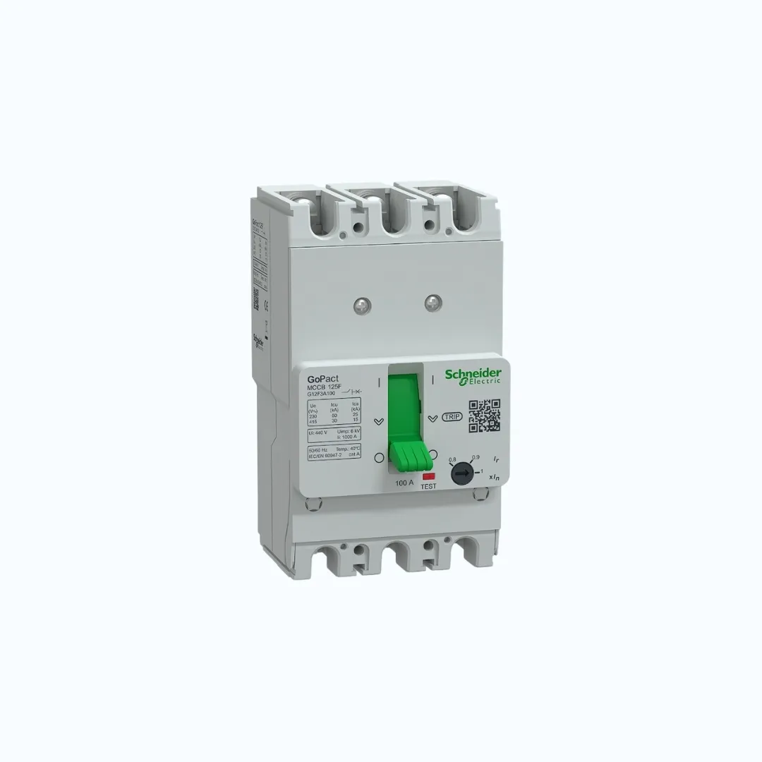 Gambar Schneider MCCB Adjustable- 30 kA at 415 V AC/3P 100A- G12F3A100