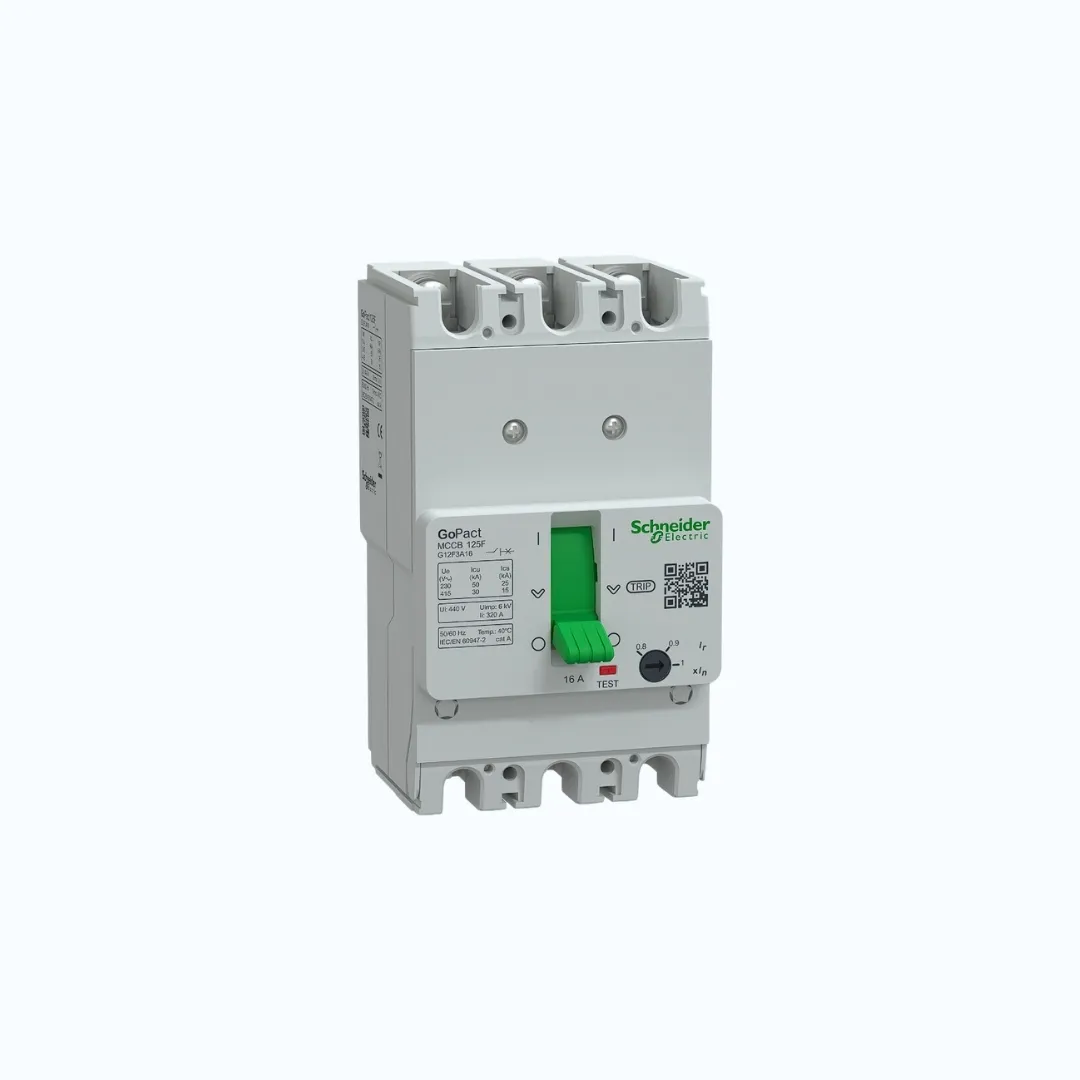 Gambar Schneider MCCB Adjustable- 30 kA at 415 V AC/3P 16A- G12F3A16