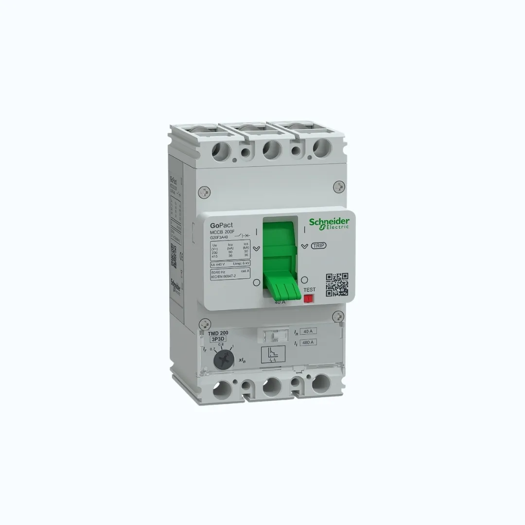 Gambar Schneider MCCB Adjustable- 36 kA at 415 V AC/3P 40A-G20F3A40