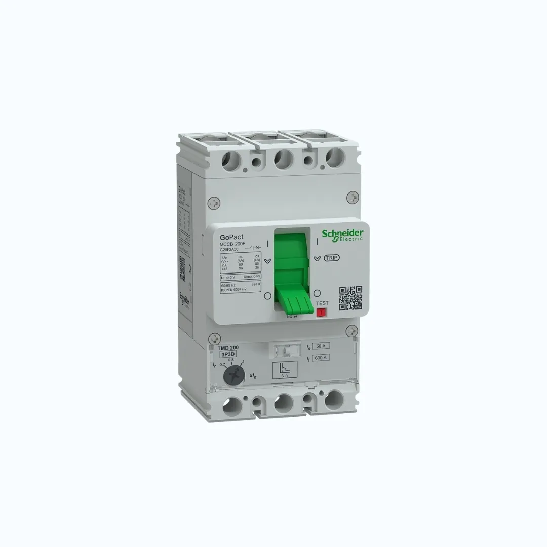 Gambar Schneider MCCB Adjustable- 36 kA at 415 V AC/3P 50A-G20F3A50