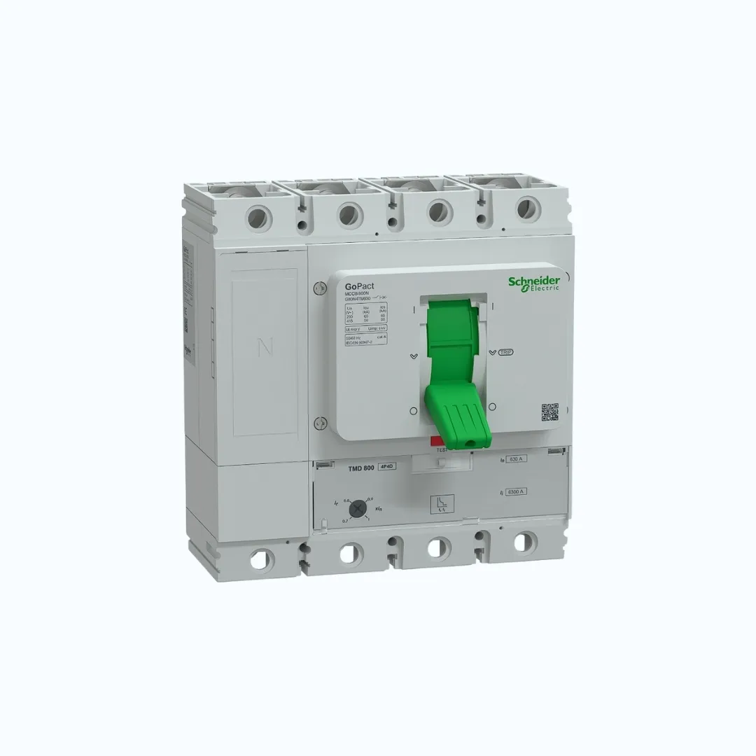 Gambar Schneider MCCB Adjustable- 50 kA at 415 V AC/4P 630A-G80N4TM630