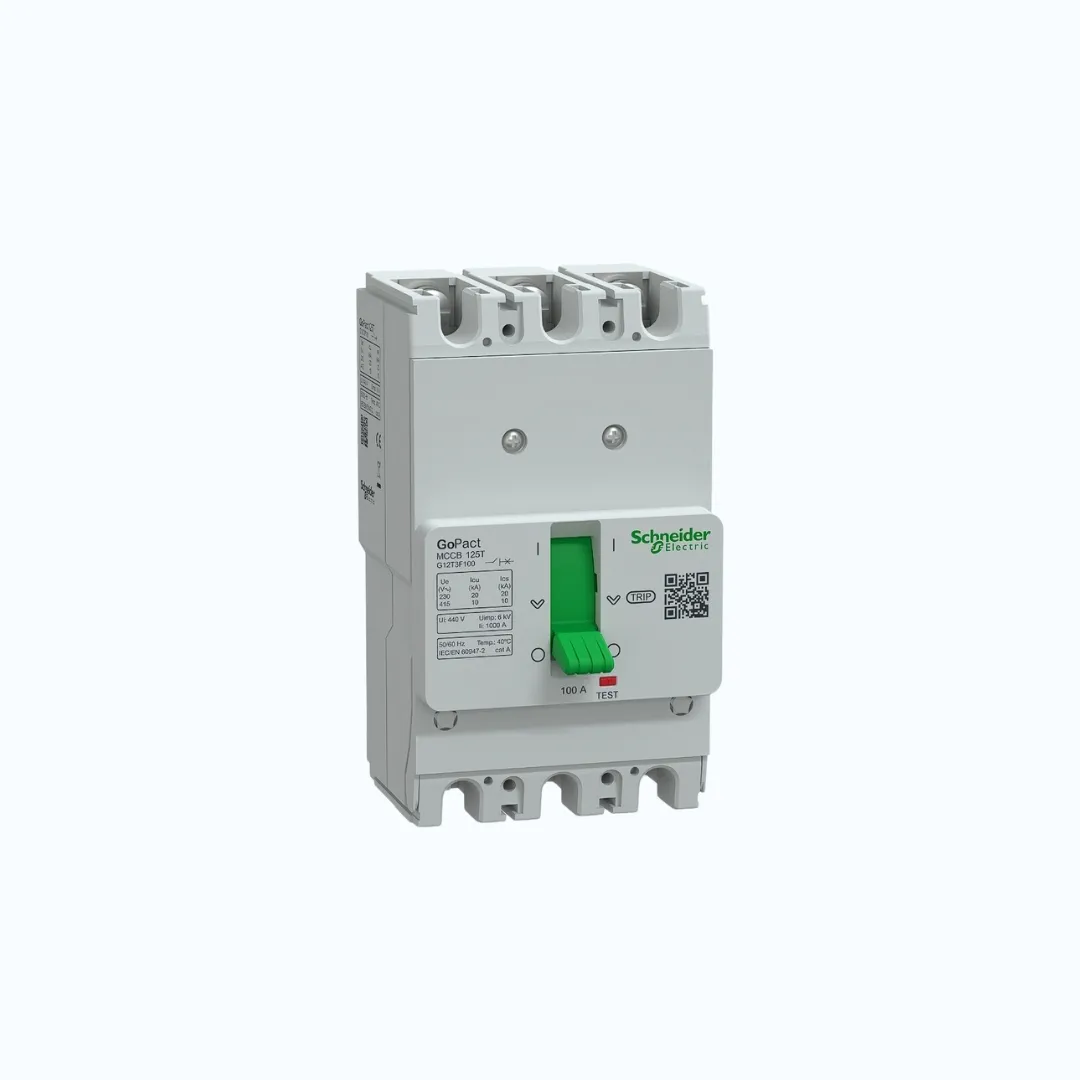 Gambar Schneider MCCB Fixed- 10 kA at 415 V AC/3P 100A- G12T3F100