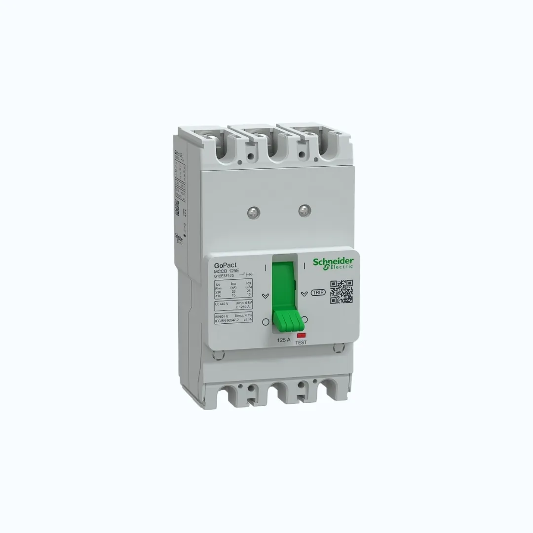 Gambar Schneider MCCB Fixed- 15 kA at 415 V AC/3P 125A-G12E3F125