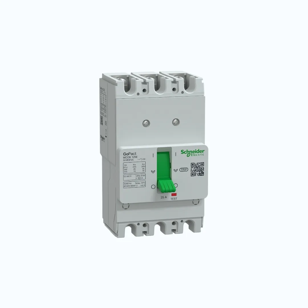 Gambar Schneider MCCB Fixed- 15 kA at 415 V AC/3P 25A- G12E3F25