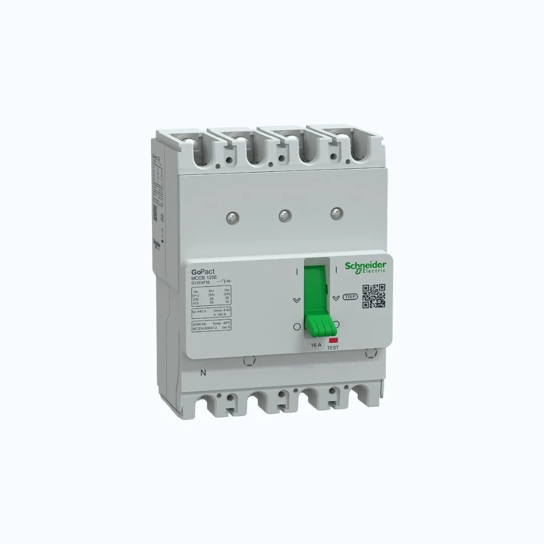 Gambar Schneider MCCB Fixed- 15 kA at 415 V AC/4P 16A-G12E4F16