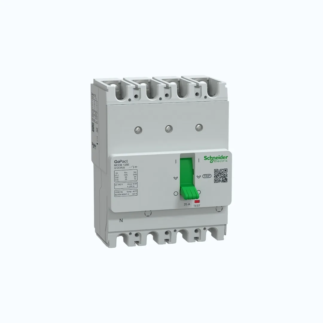 Gambar Schneider MCCB Fixed- 15 kA at 415 V AC/4P 25A- G12E4F25