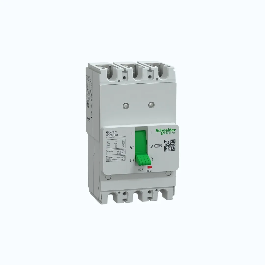 Gambar Schneider MCCB Fixed- 30 kA at 415 V AC/3P 80A- G12F3F80