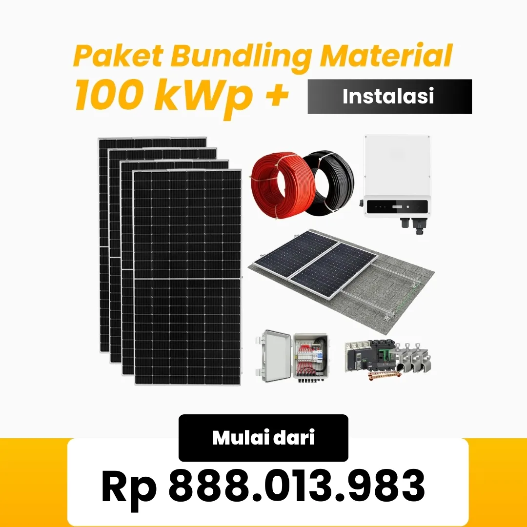 Gambar Paket Bundling Material + Instalasi 100 kWp