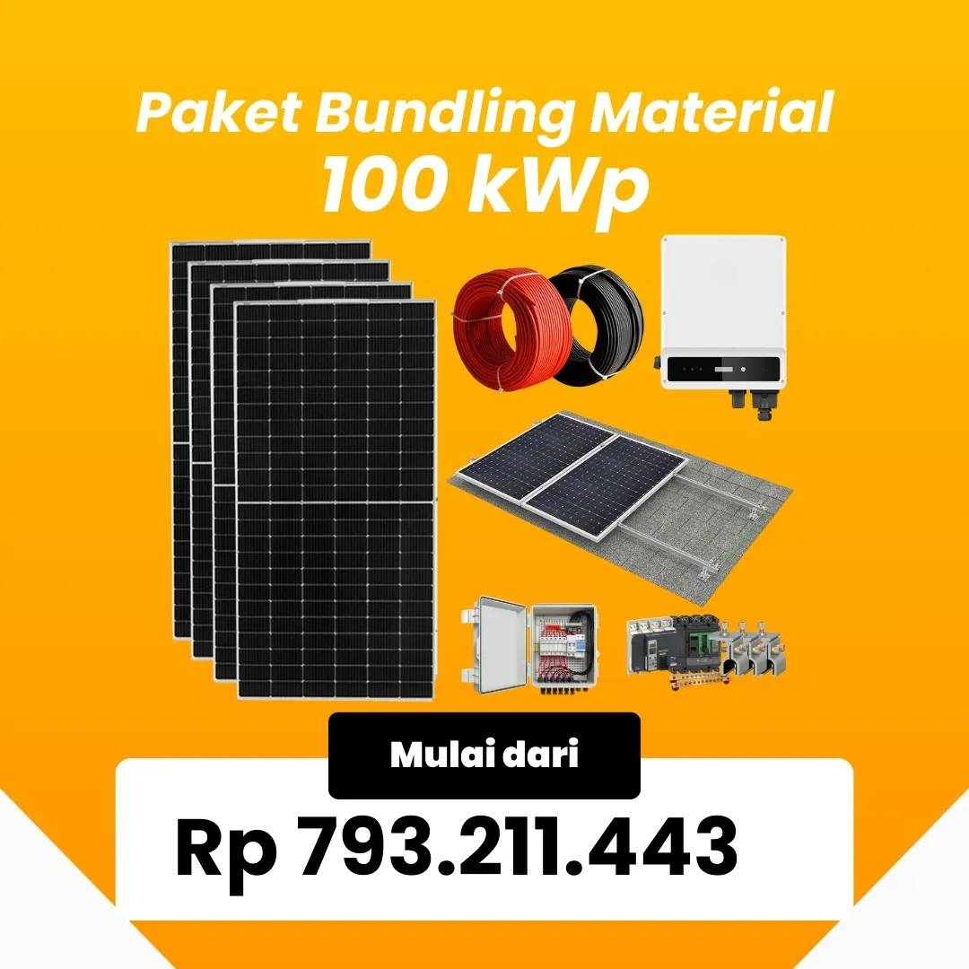 Gambar Paket Bundling Material 100 kWp