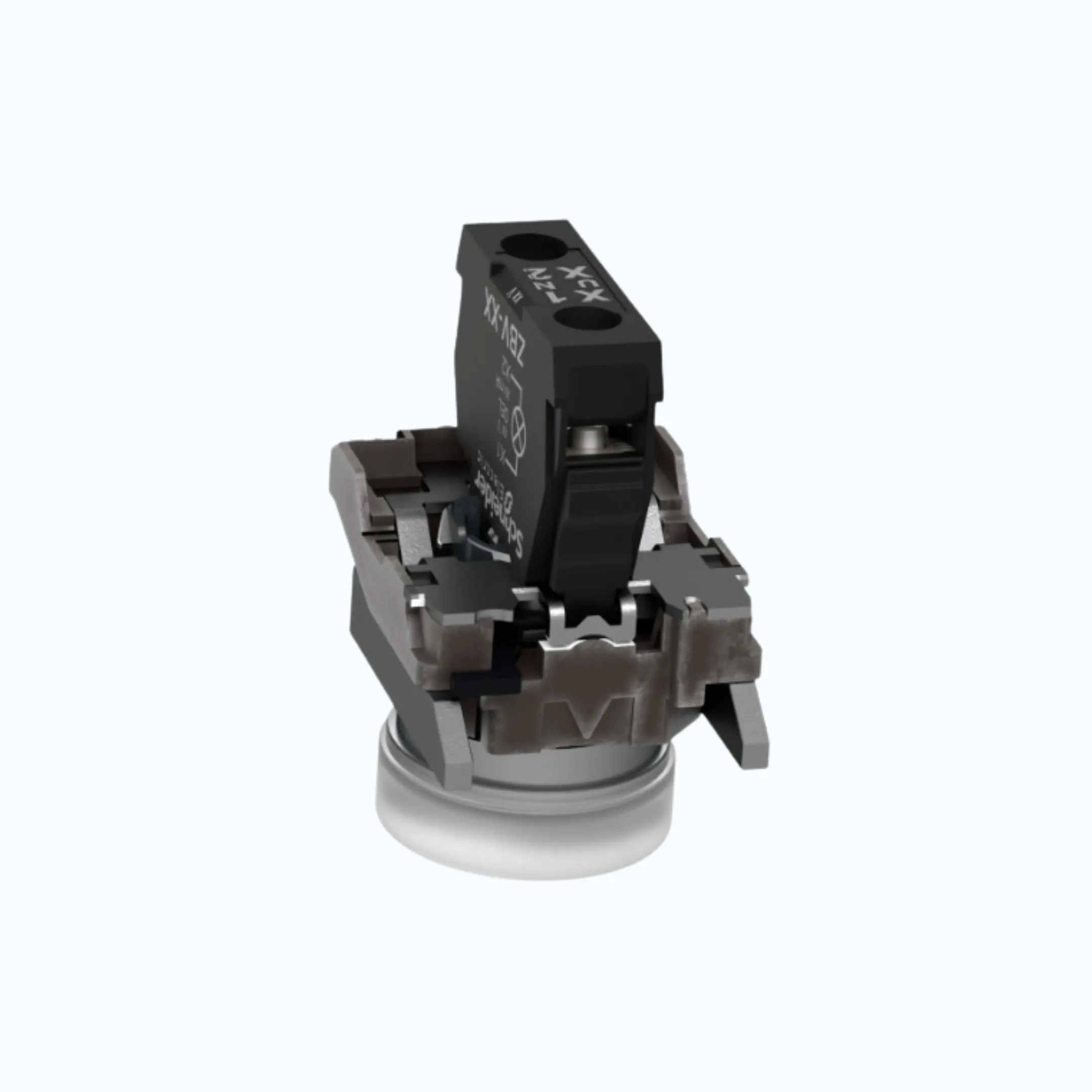 Gambar Schneider Pilot Lamp-Protected Led 230 … 240 V AC Putih-XB4BVM1