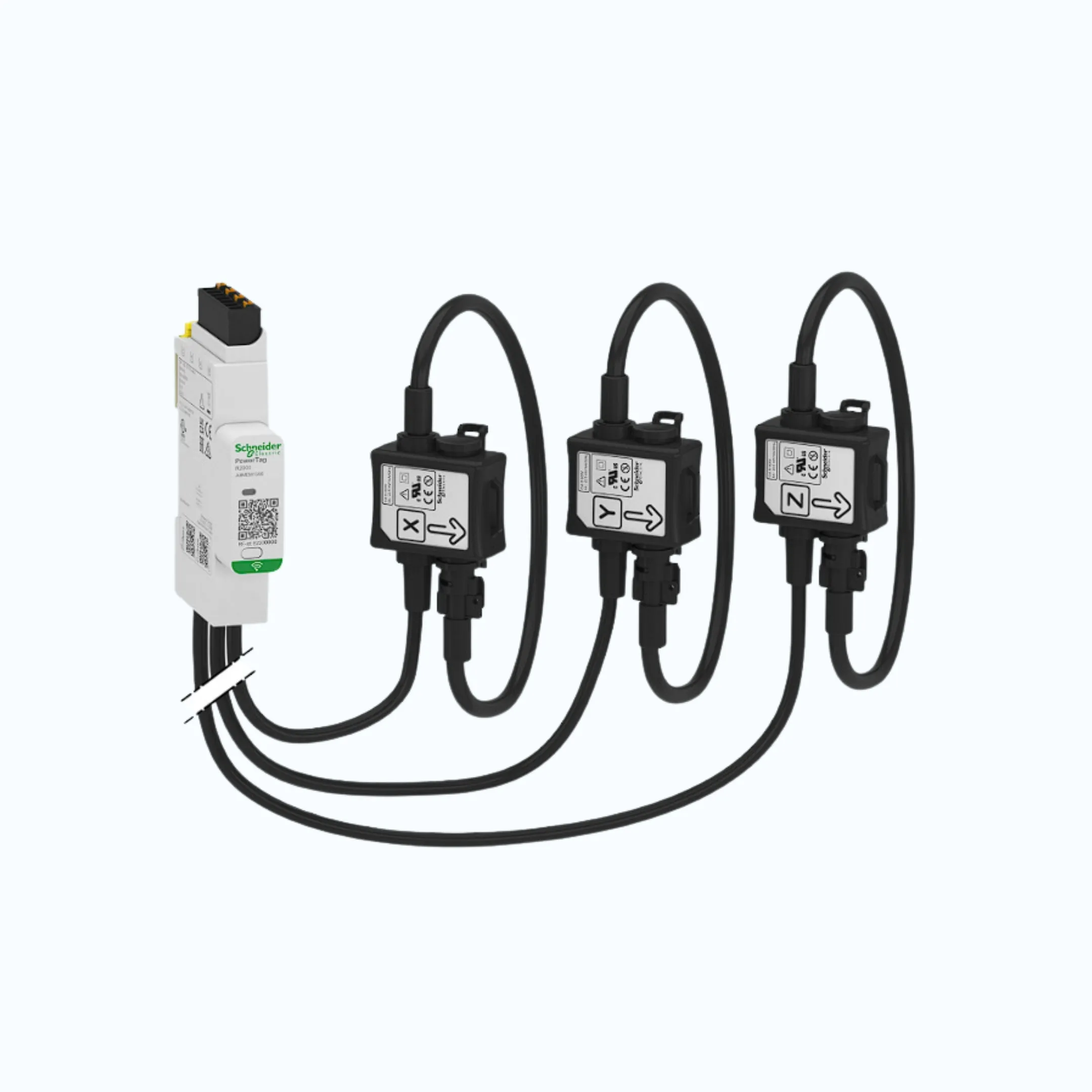 Gambar Schneider PowerTag Rope 200 A 3P / 3P+N- A9MEM1590