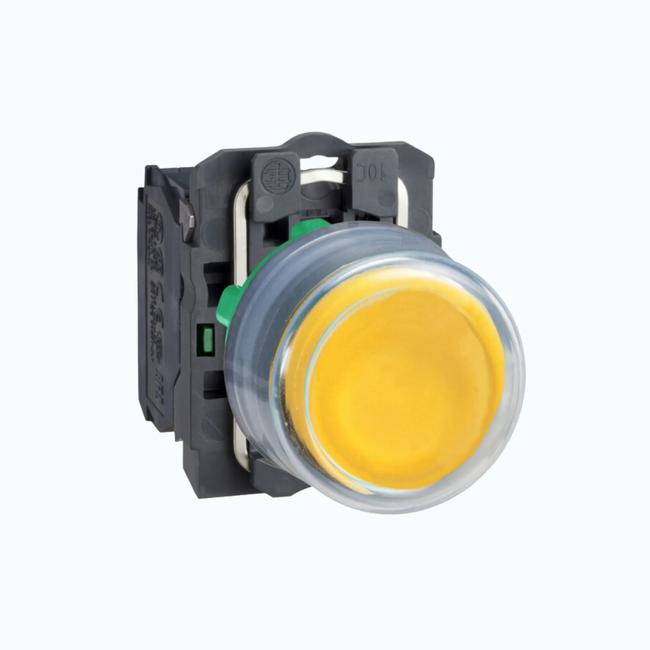 Gambar Schneider Push Button- Booted (IP 66) 1 N/O Kuning-XB5AP51