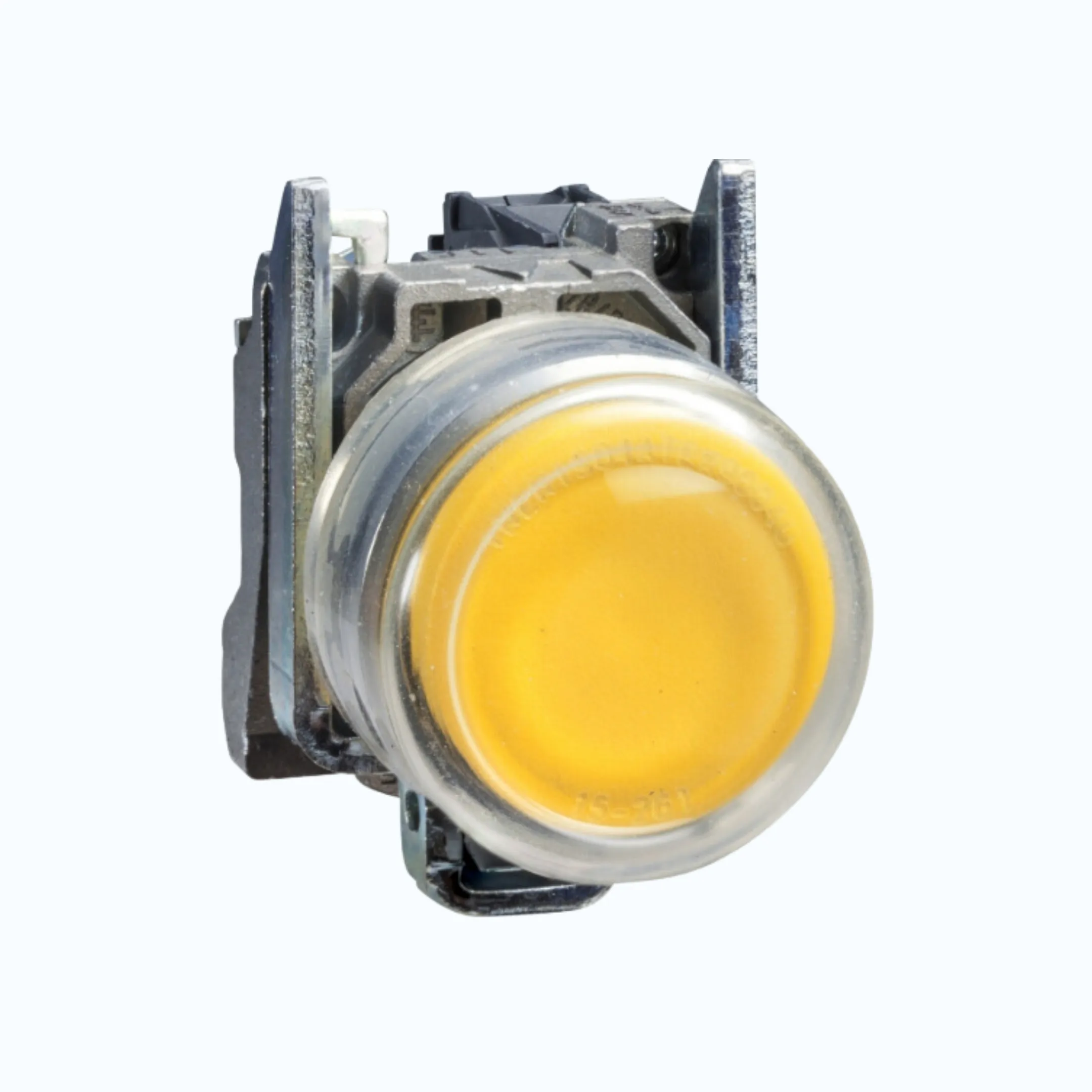 Gambar Schneider Push Button Booted (IP 66) 1 N/O Kuning-XB4BP51