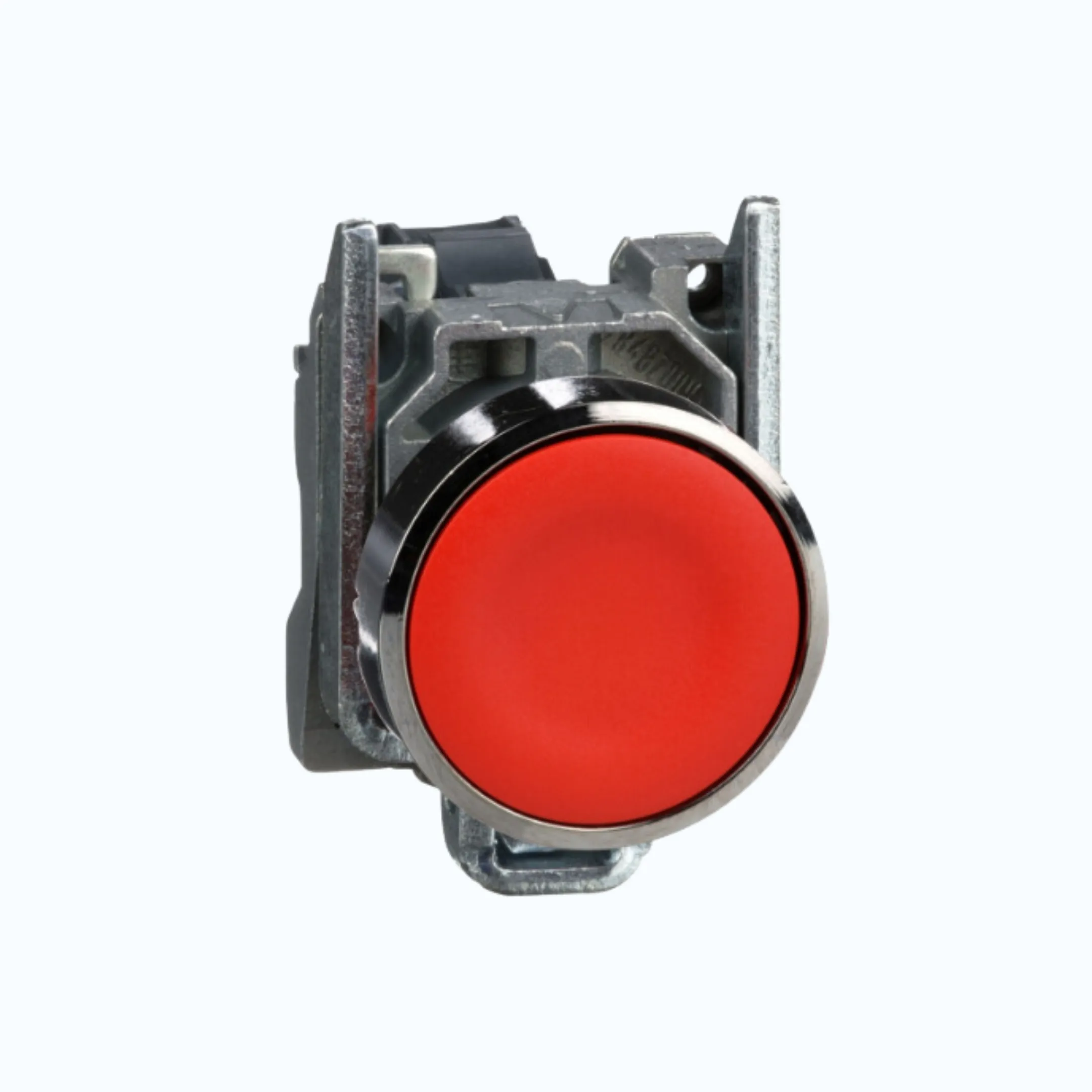 Gambar Schneider Push Button Flush 1 N/C Merah-XB4BA42