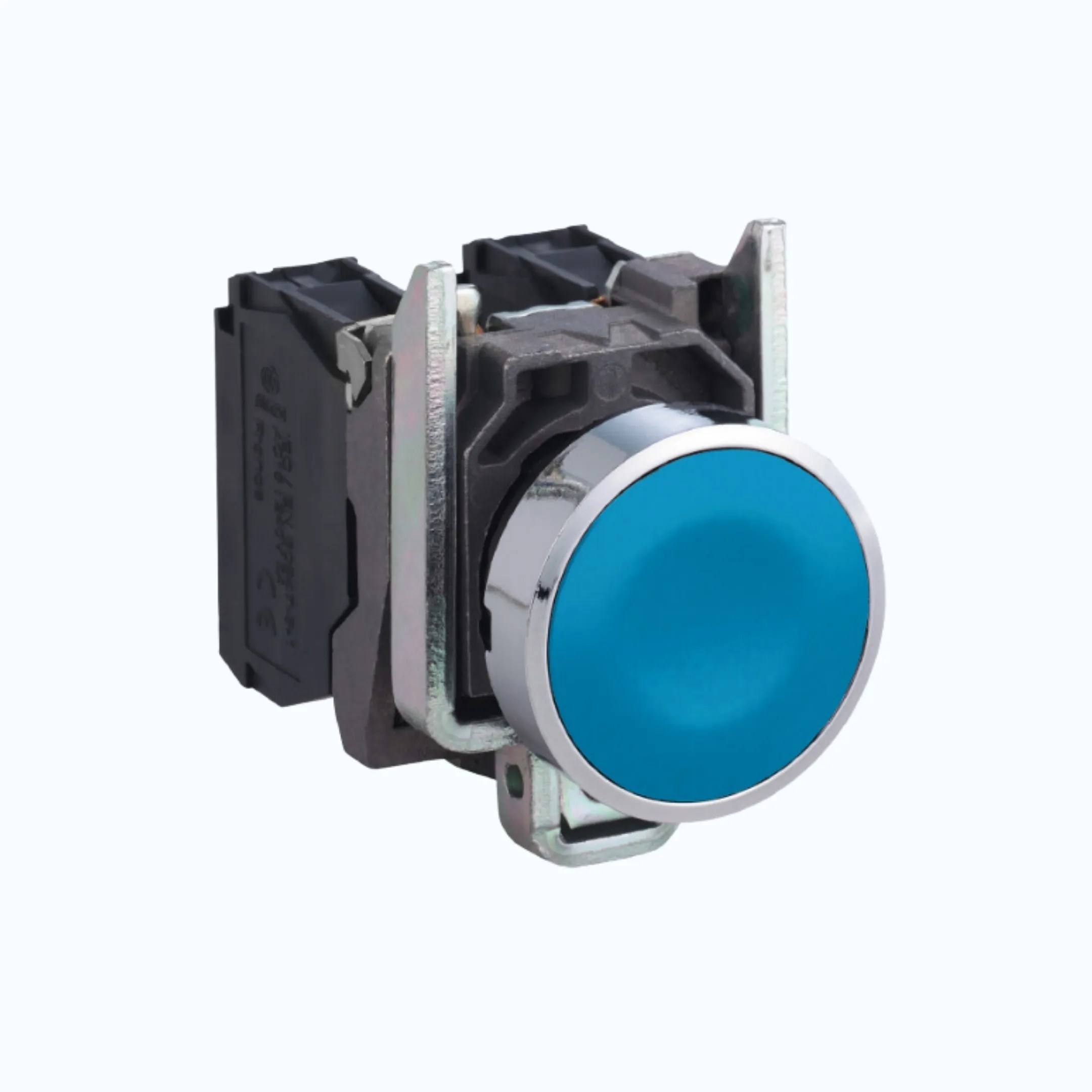 Gambar Schneider Push Button Flush 1 N/O Biru-XB4BA61