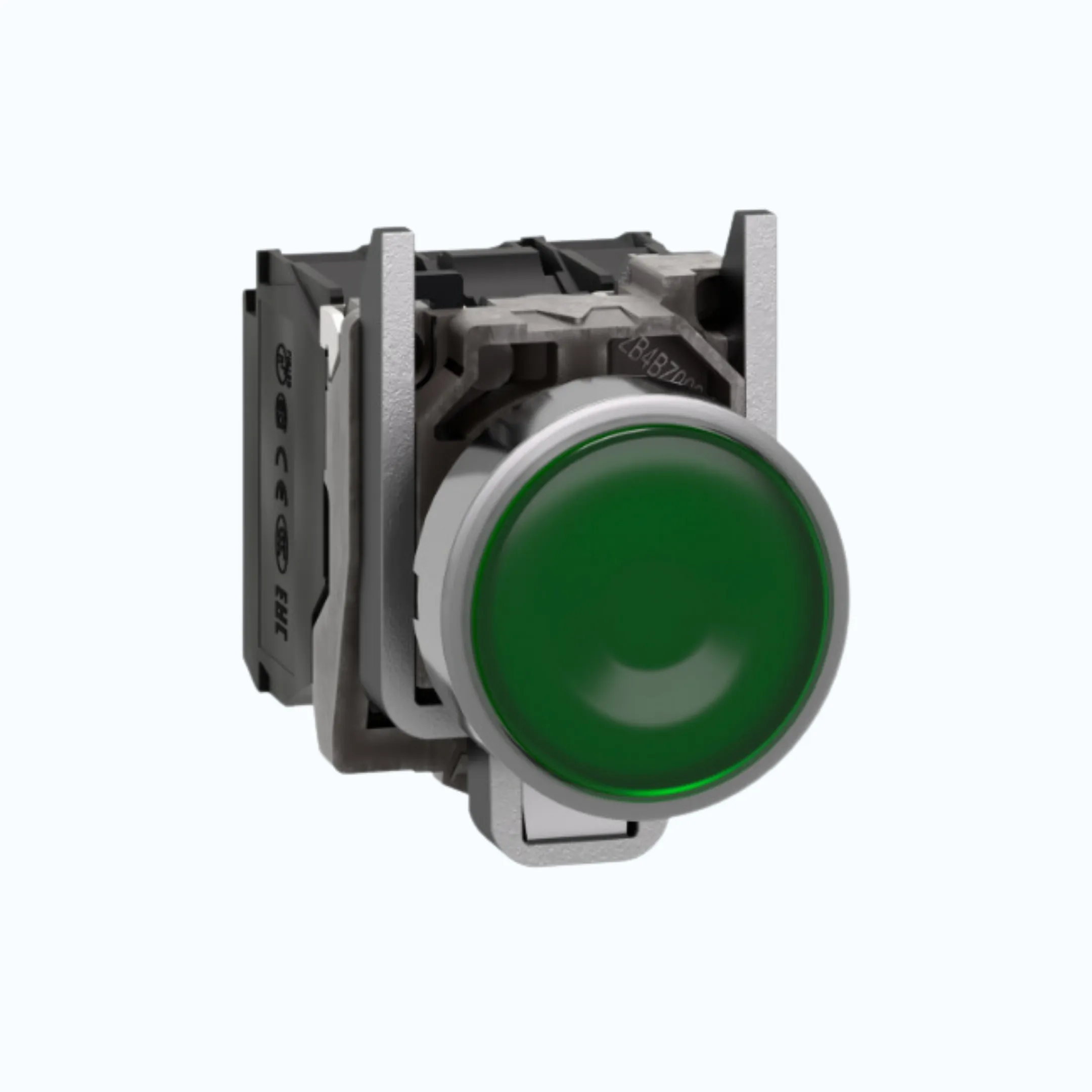 Gambar Schneider Push Button Iluminasi- 110 … 120 V AC 1 N/O + 1N/C Hijau-XB4BW33G5