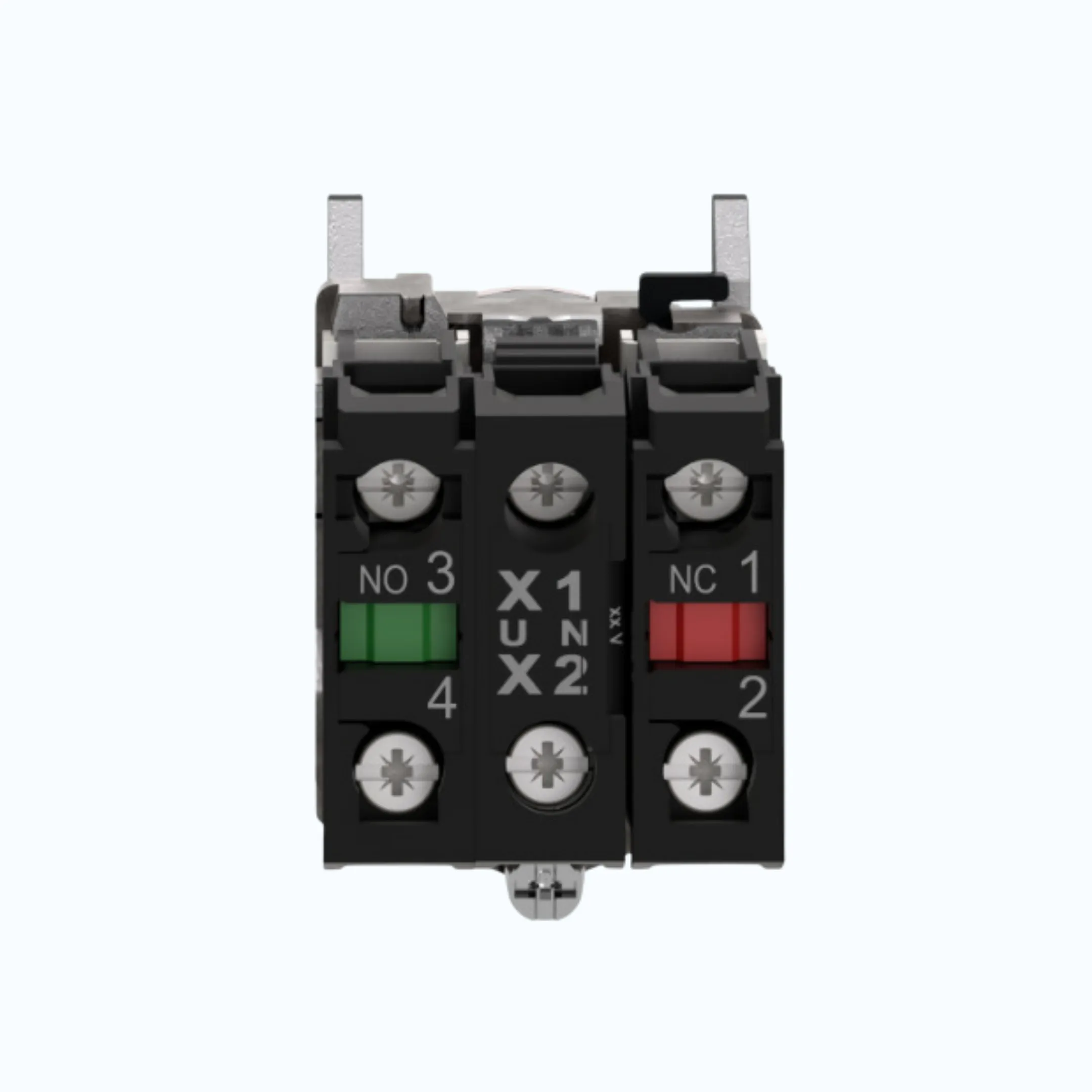 Gambar Schneider Push Button Iluminasi- 230 … 240 V AC 1 N/O + 1N/C Merah-XB4BW34M5