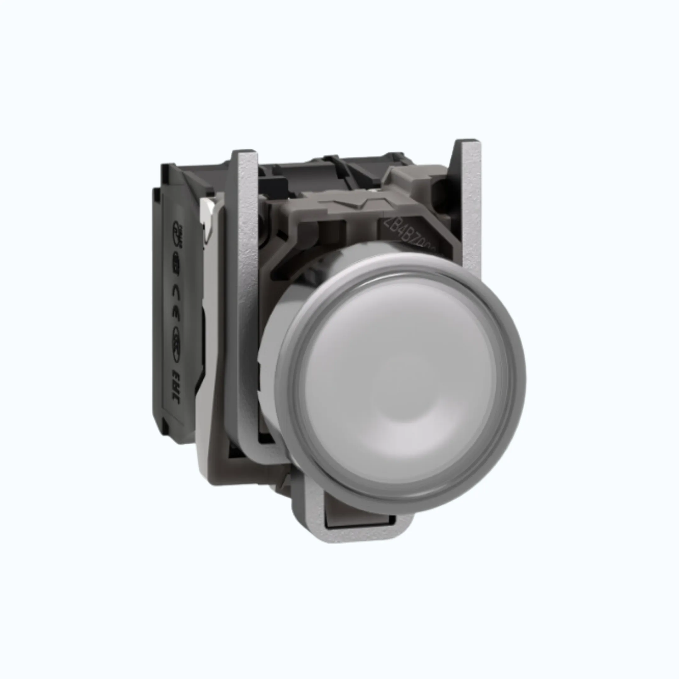 Gambar Schneider Push Button Iluminasi- 230 … 240 V AC 1 N/O + 1N/C Putih-XB4BW31M5