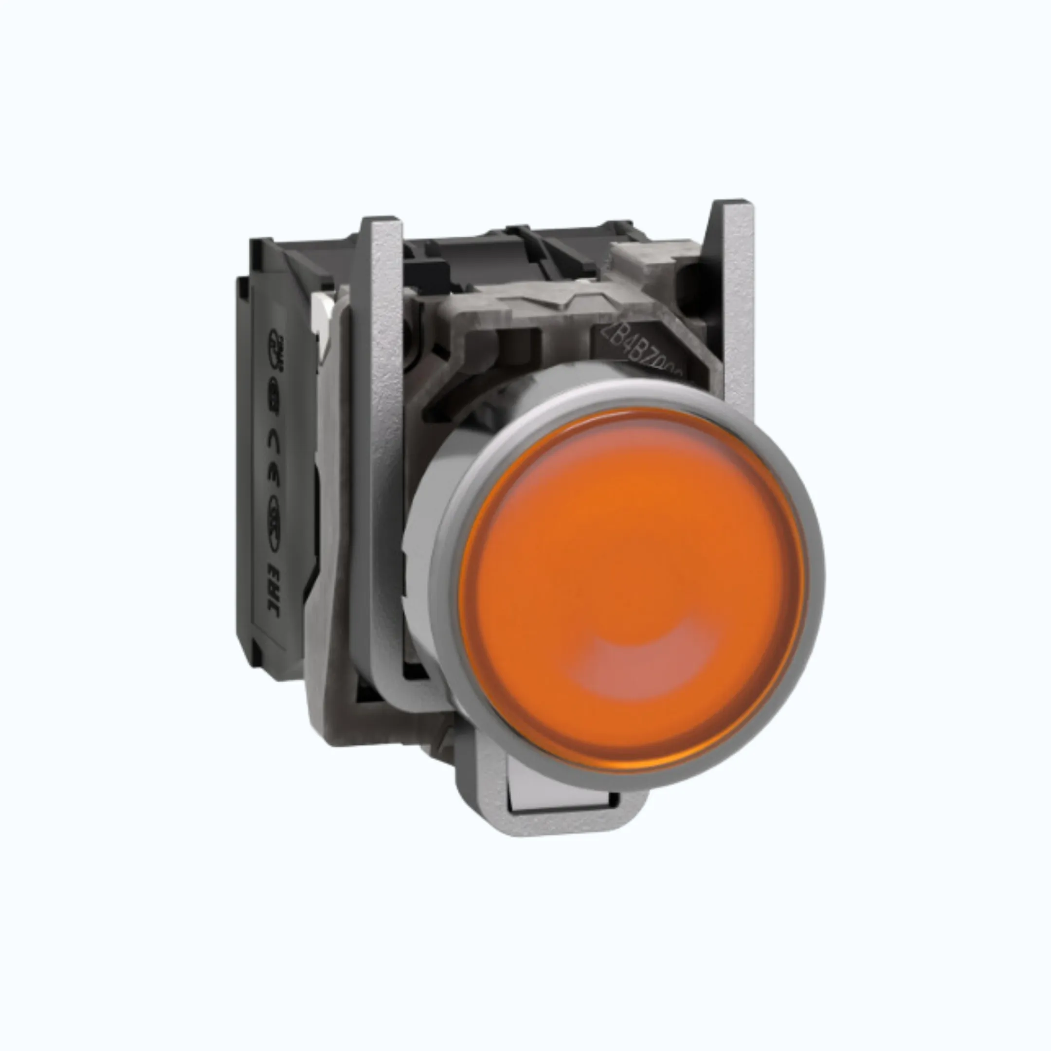 Gambar Schneider Push Button Iluminasi- 24 V AC/DC 1 N/O + 1 N/C Jingga-XB4BW35B5