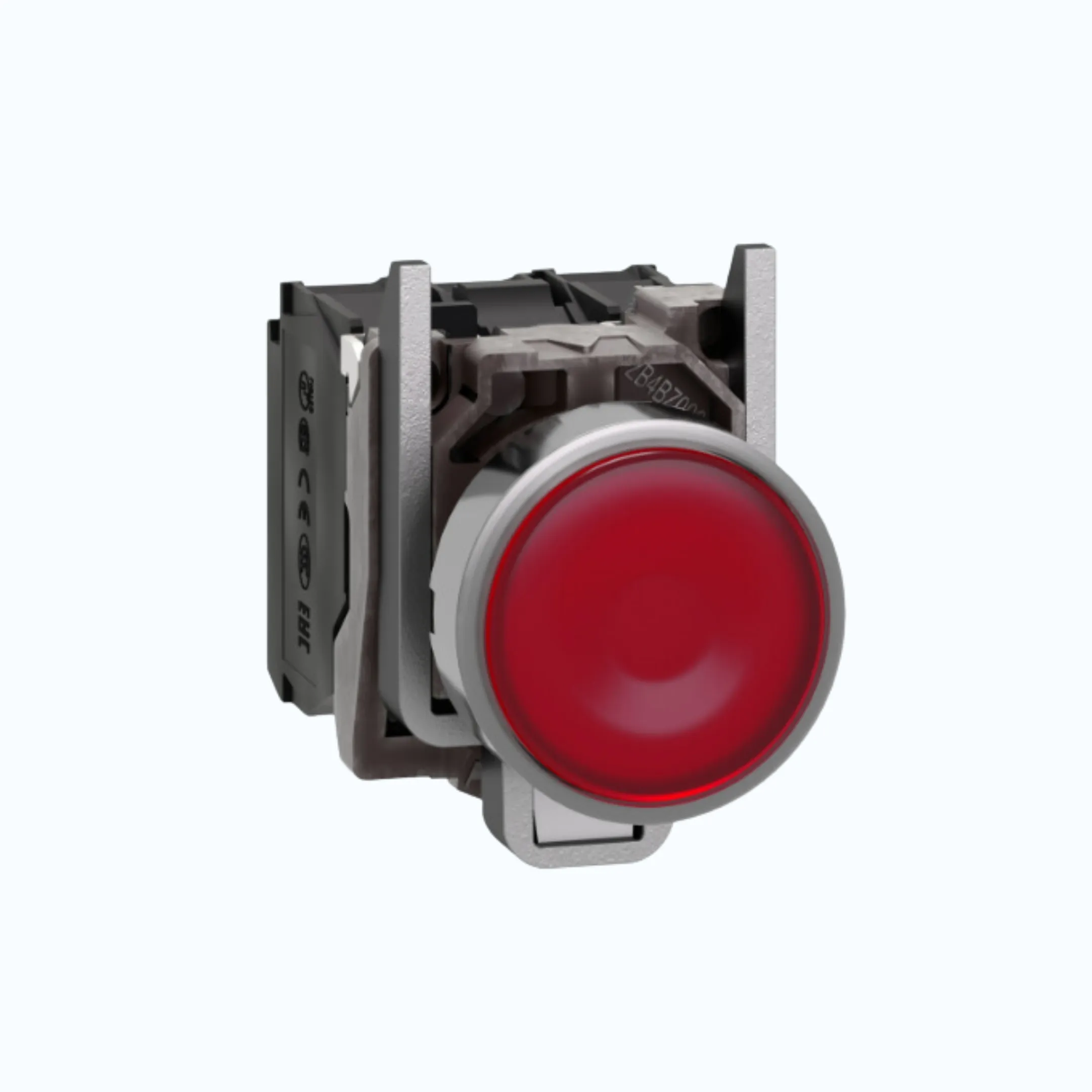 Gambar Schneider Push Button Iluminasi- 24 V AC/DC 1 N/O + 1 N/C Merah-XB4BW34B5