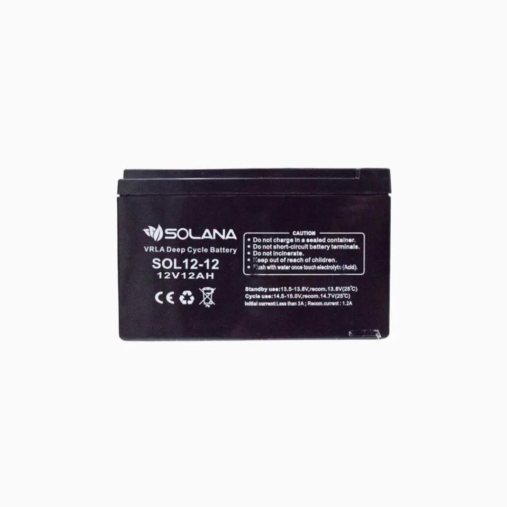 Gambar Solana Battery VRLA 12AH 12 Volt