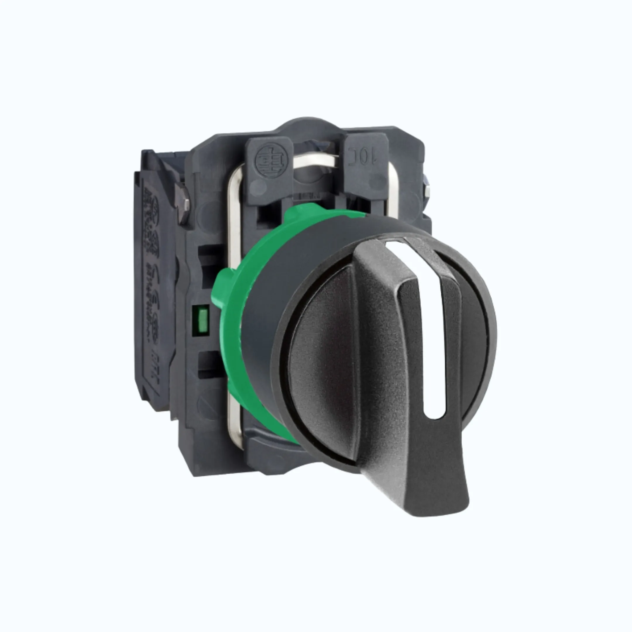 Gambar Schneider Selector- 3 posisi stay put 2 N/O Hitam -XB5AD33