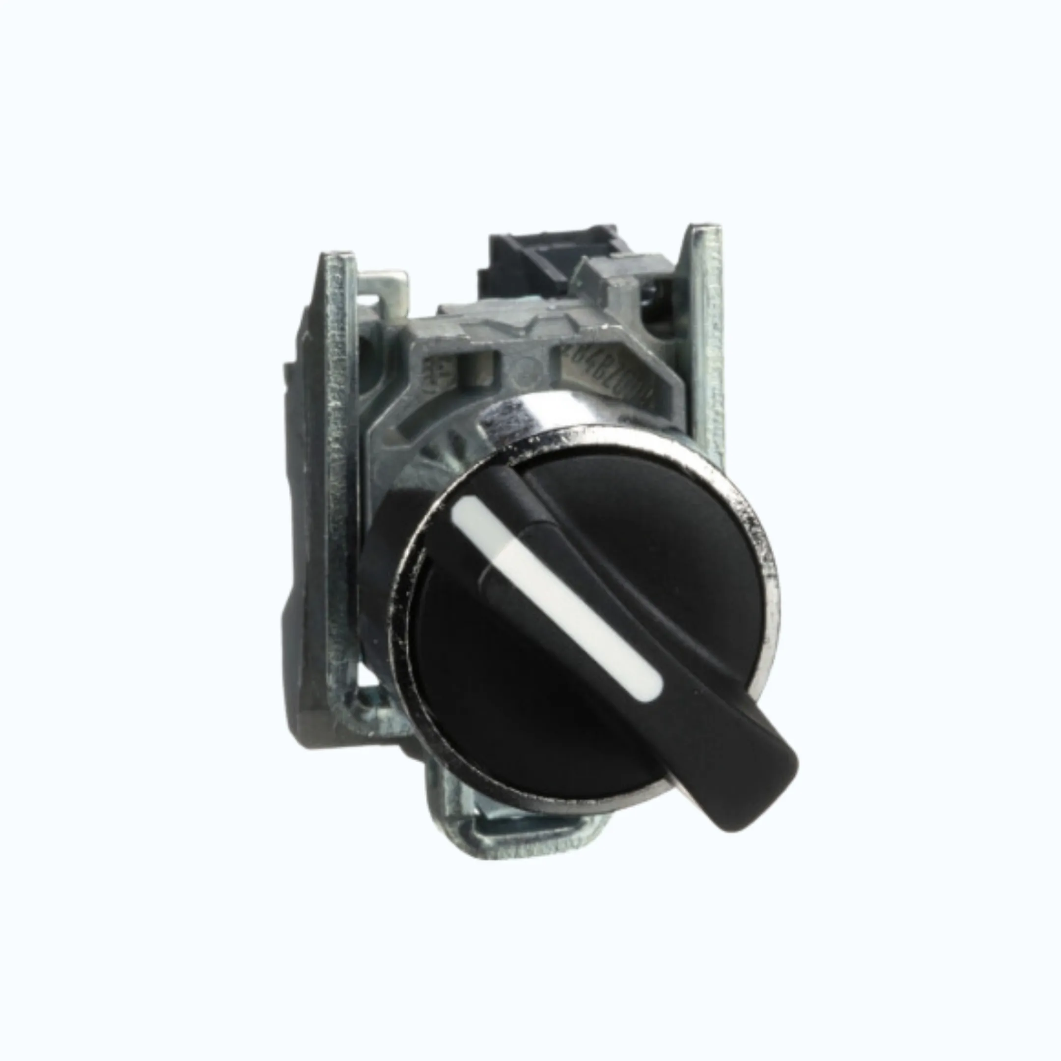 Gambar Schneider Selector 2 posisi stay put 1 N/O Hitam-XB4BD21