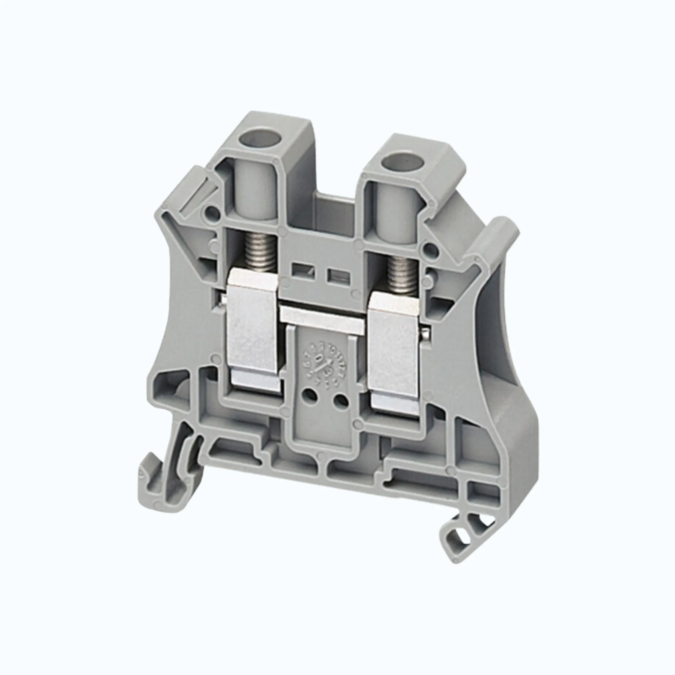 Gambar Schneider Terminal Blok 10 mm- Terminal Blok warna abu-abu-NSYTRV102