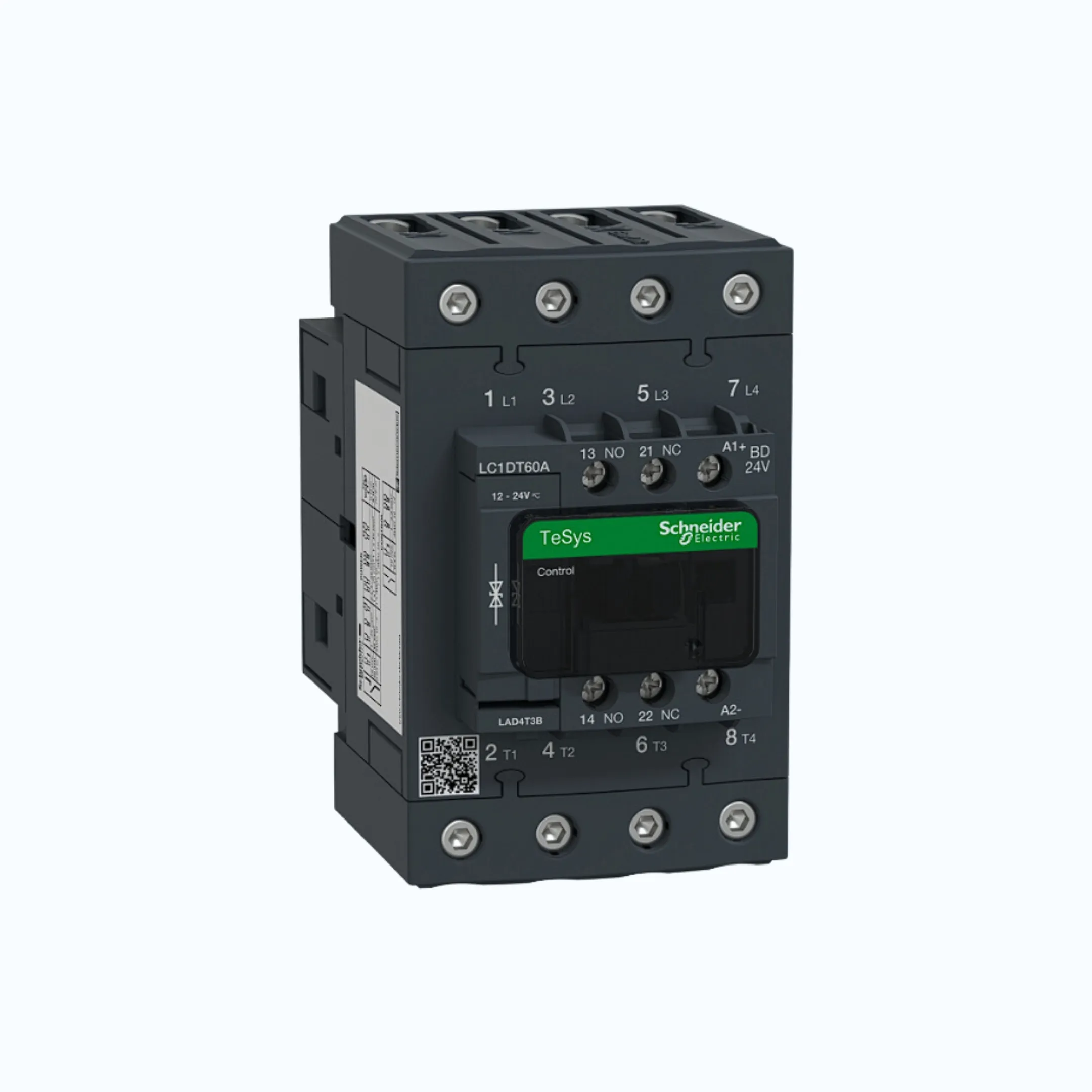 Gambar Schneider TeSys D Koneksi EverLink-60A 4 0 1 1 -Koil 24 V DC-LC1DT60ABD