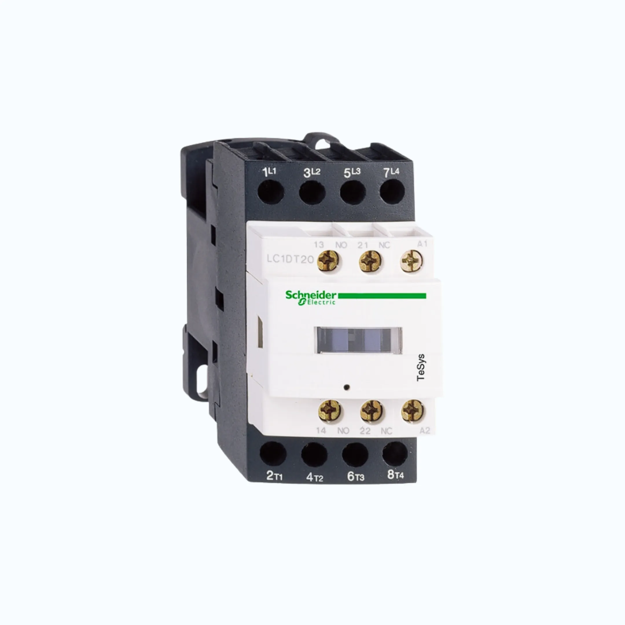 Gambar Schneider TeSys D Koneksi Standard -25A 2 2 1 1 -Koil 24 V DC-LC1D128BD