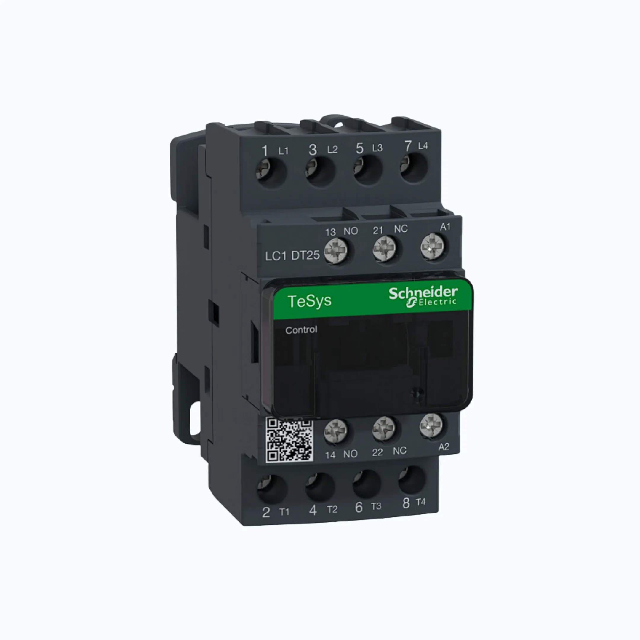 Gambar Schneider TeSys D Koneksi Standard -25A 4 0 1 1 -Koil 220 V AC-LC1DT25M7