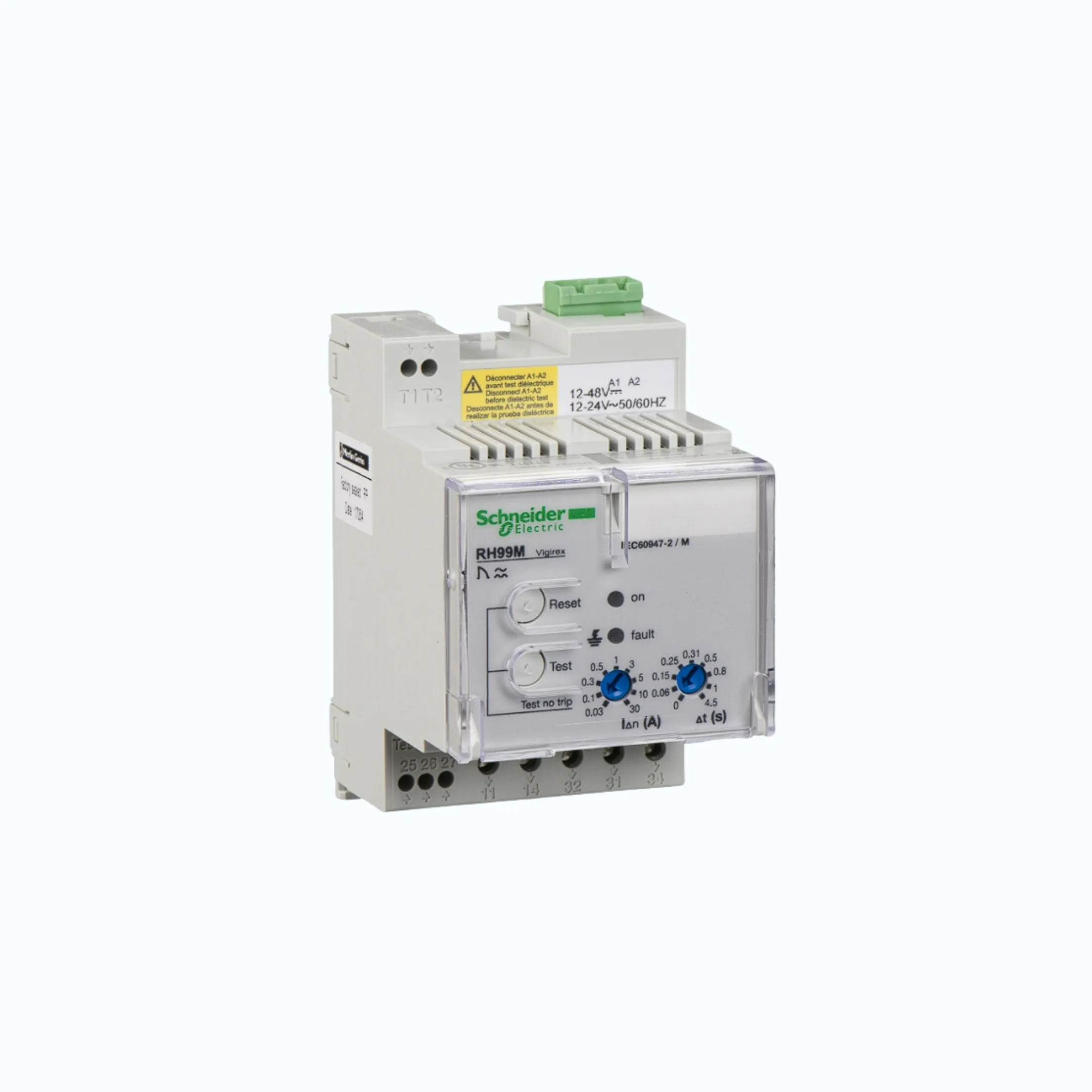 Gambar Schneider Tegangan Supply-RH 99M (DIN-Rail mount)-12/24 VAC . 12/48 VDC 50/60 Hz- 56170