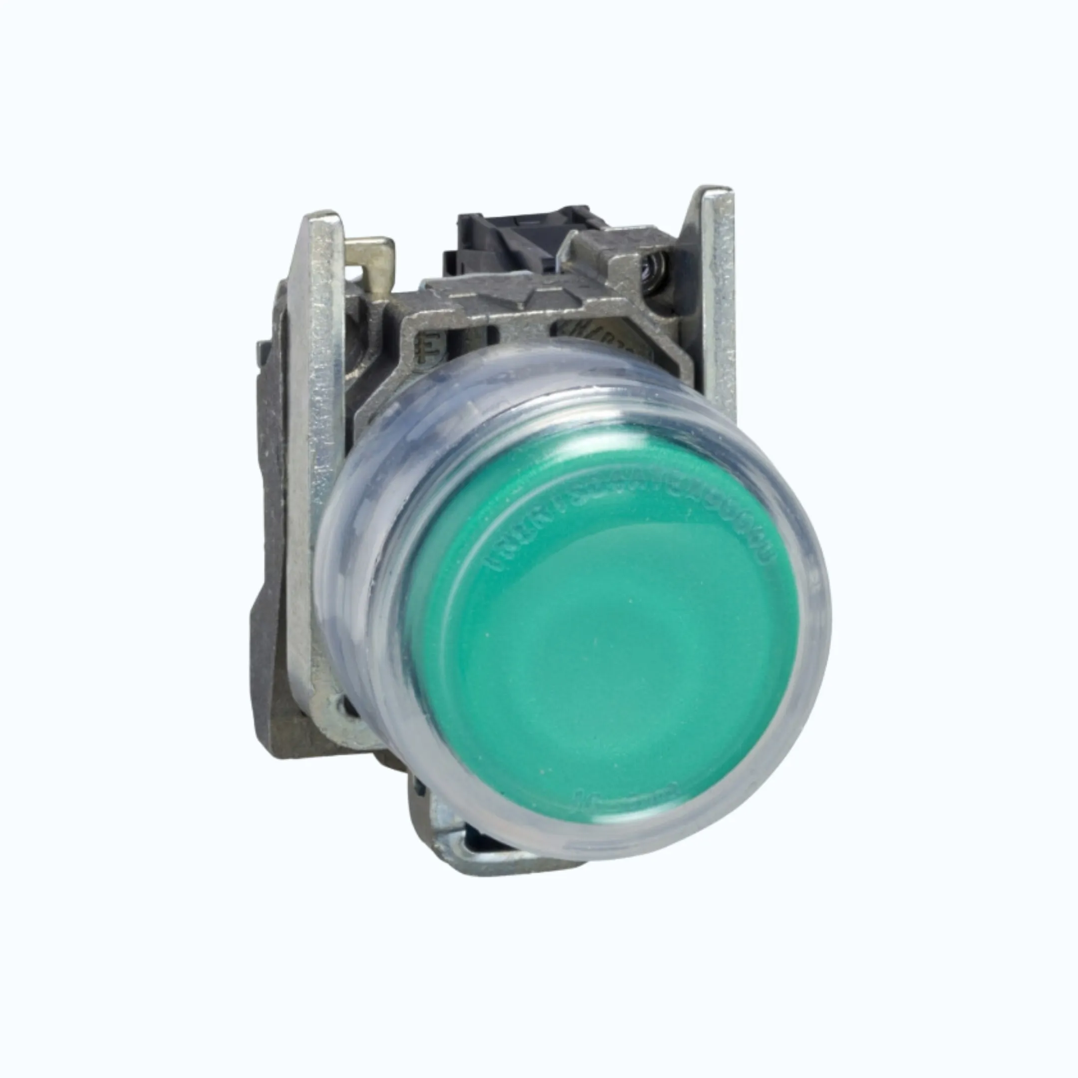 Gambar Schneider Tombol Iluminasi Untuk Explosive Atmosphere-24V AC/DC 21-22 1 N/O Hijau-XB4BP383B5EX