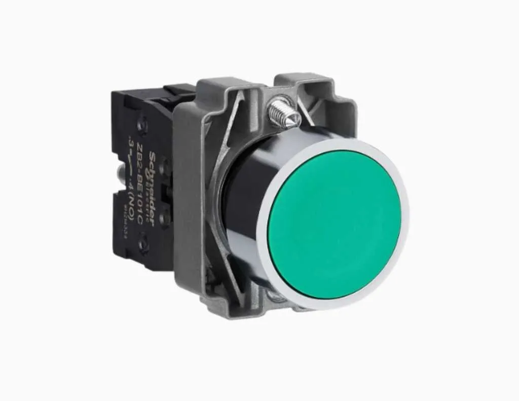 Gambar Schneider Modular Push Button IP65 Hijau-XB2BA31C