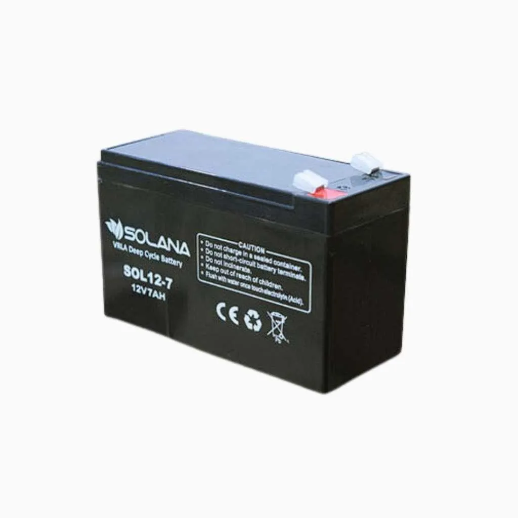Gambar SOLANA - Battery - VRLA - 7AH - 12 Volt