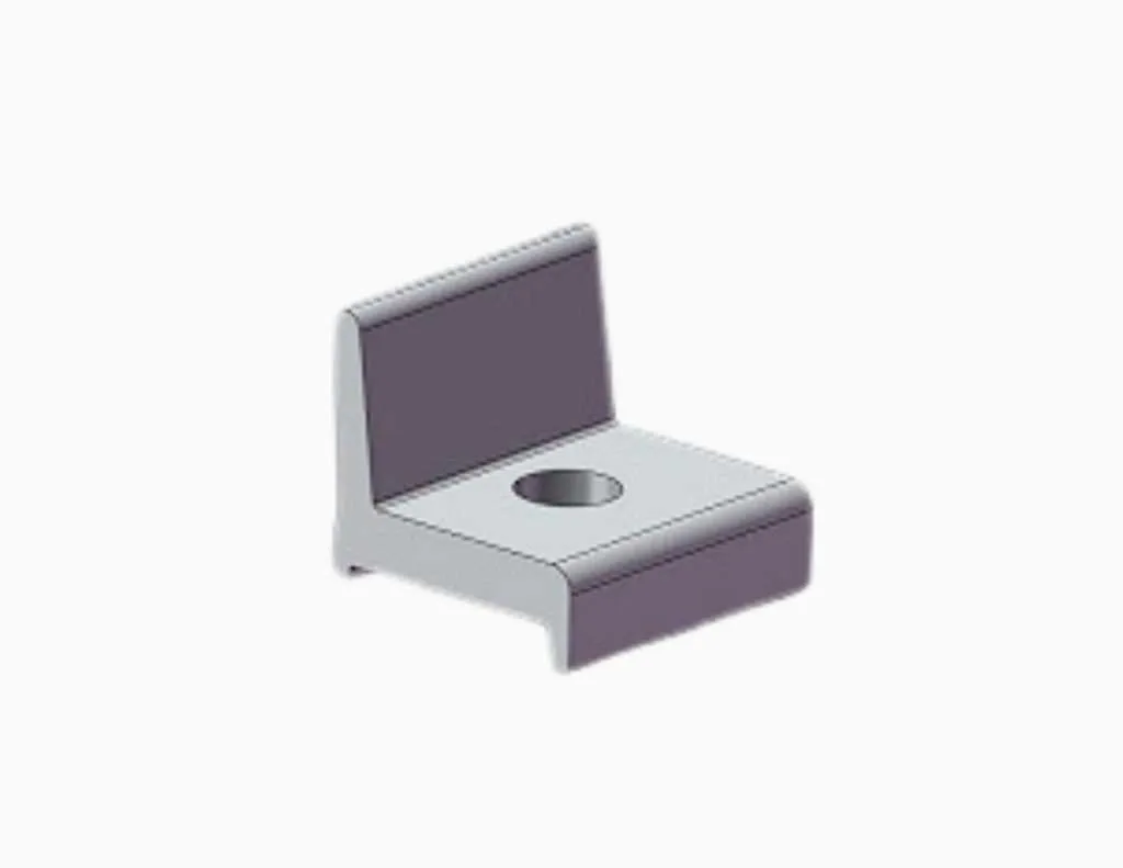 Gambar Clenergy PV ezRack Rail Clamp for Aeri Rail