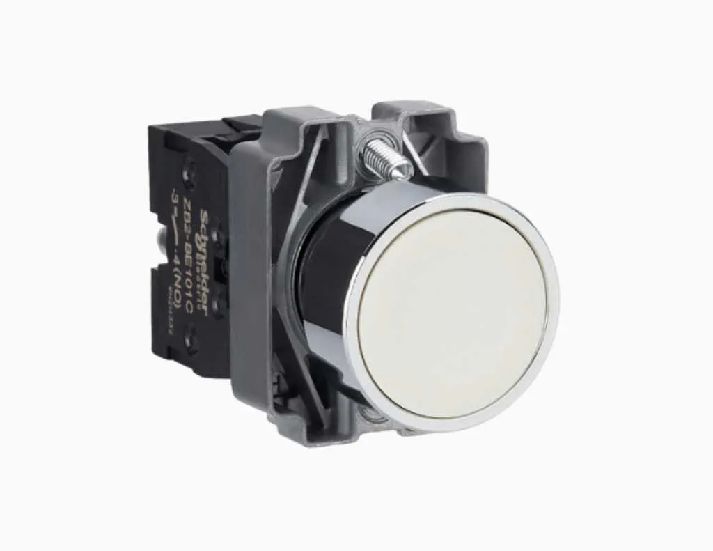 Gambar Schneider Modular Push Button IP65 Putih-XB2BA11C
