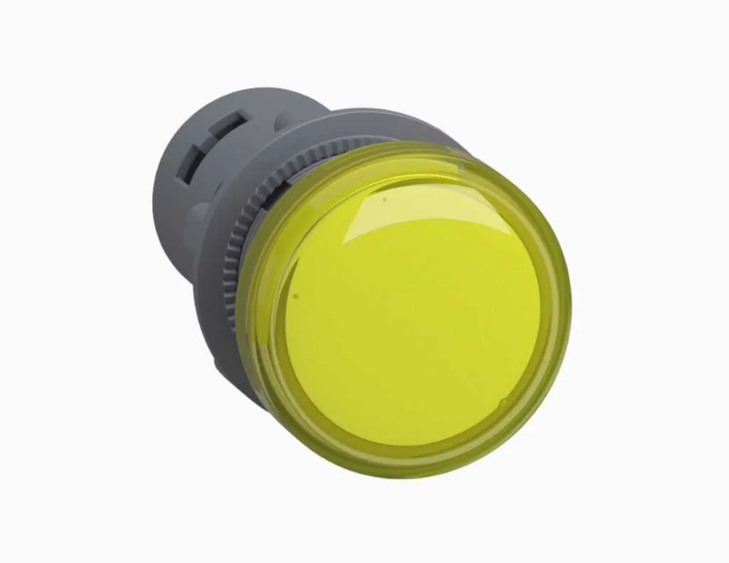 Gambar Schneider Pilot Lamp IP65 Kuning-XA2EVM8LC