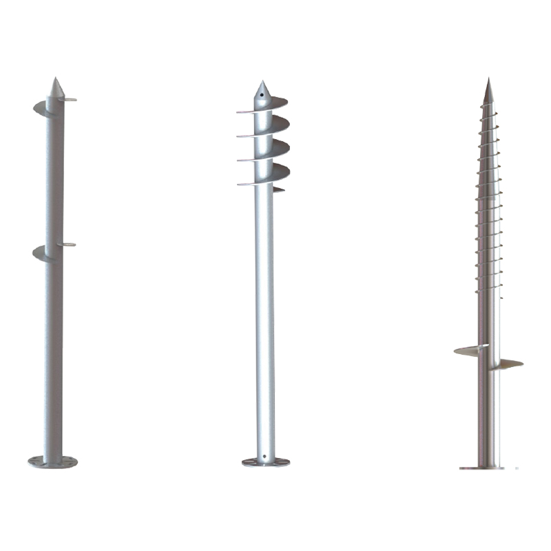 Mounting Ground Mount System Screw Pile - UI Solar
