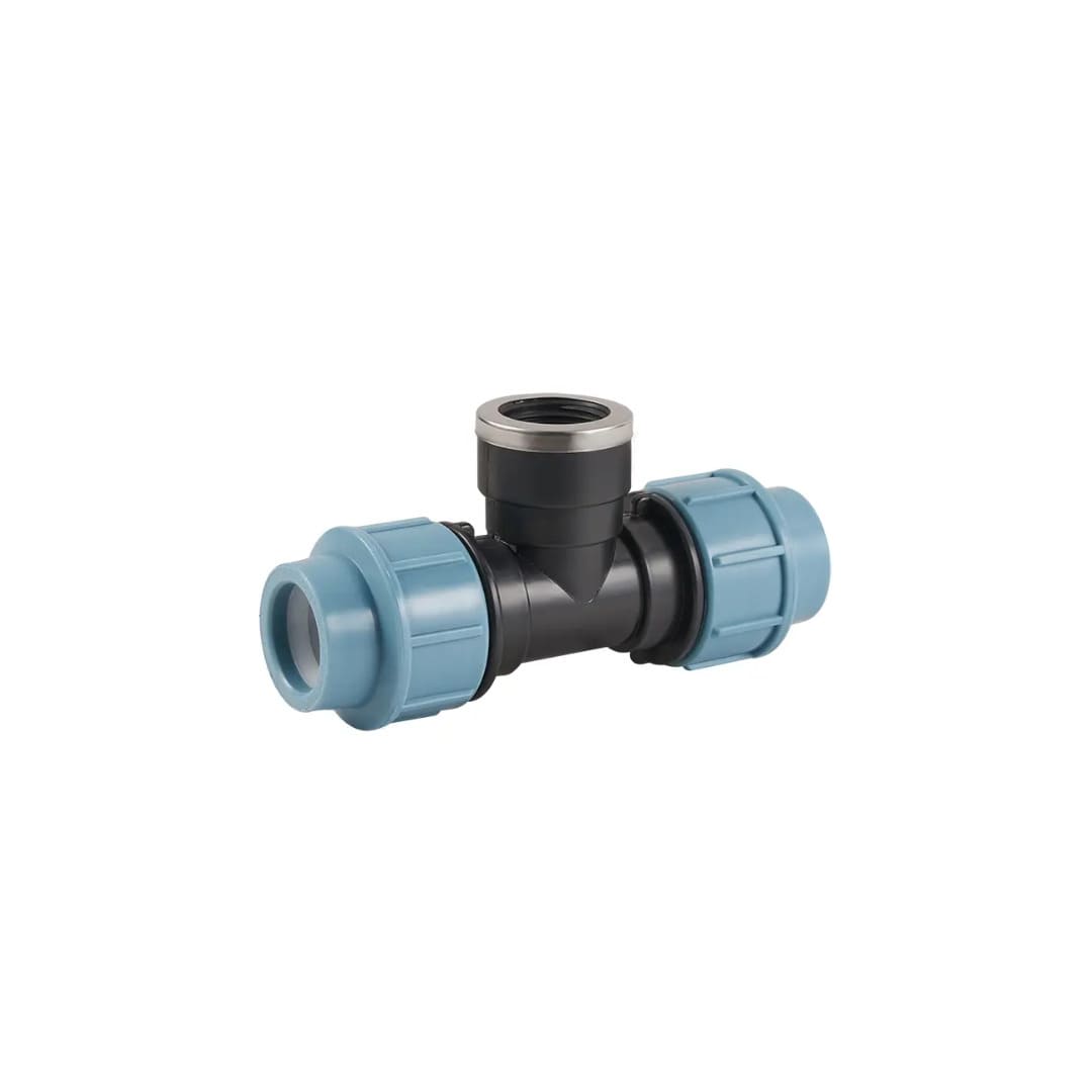 Pipa Female Threaded Tee 90 degree HDPE 20 mm x 1/2 inch - General