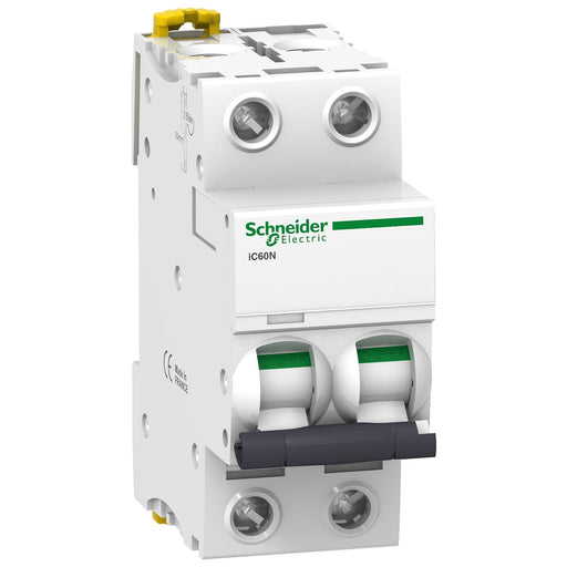 MCB 2 Pole 6A - Schneider - 10kA Tipe A9F74206
